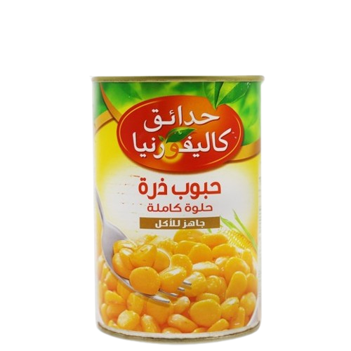 حدائق كاليفورنيا ذرة حلوة حبة كاملة 425 جم